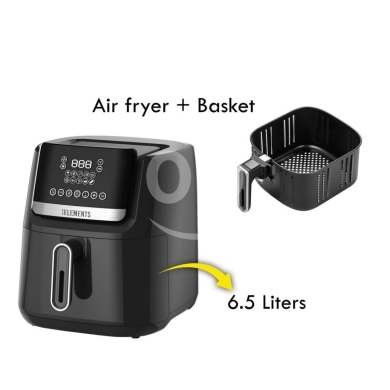 ELEMENTS 6.5L Digital Air Fryer - German Standard Countertop Oil-Free Fryer | Preset… — 4