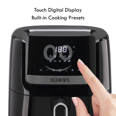 ELEMENTS 6.5L Digital Air Fryer - German Standard Countertop Oil-Free Fryer | Preset… — 3