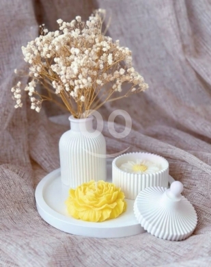 كونكريت فازات وشموع معطرة — 2