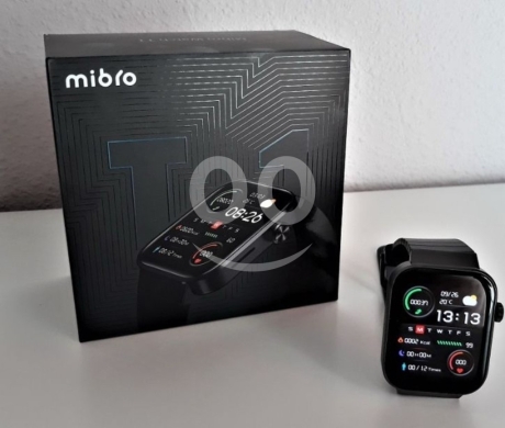 Mobile accessories in Aley - Mibro T1 Smart Watch with AMOLED Display - Bluetooth Calling Fitness Tracker