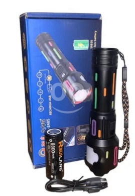 Other home appliances in Aley - RAYLUNG 23405 Strong Beam 5000mAh 26650 Rechargeable Flashlight