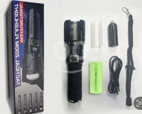 Other home appliances in Aley - High Lumen Tactical Flashlight | 26650 Rechargeable, Zoom, Digital Display