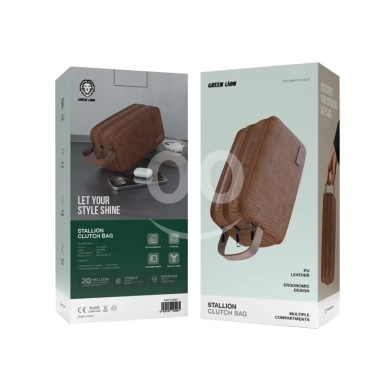 Other Goods in Aley - Green Lion Stallion Clutch Bag colors : Green