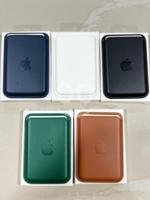 اكسسوارات الهاتف المحمول في نبطيه - Apple - Iphone Leather Wallet MagSafe