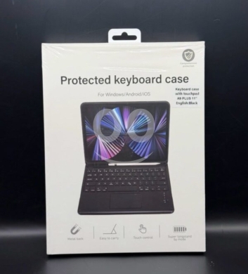 Mobile accessories in Nabatyeh - Keyboard Case - Protected Wireless Keyboard Case With Touch Pad