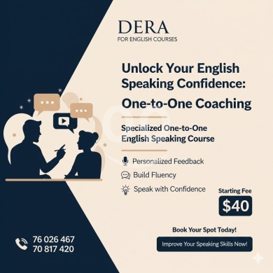 Tuition & Classes in Haret Hreik - One-to-One English Speaking Coaching تدريب فردي في التحدث باللغة الإنجليزية