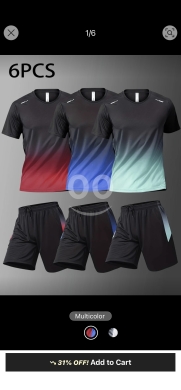 الملابس، الأحذية والزينة في عبده - طقم ملابس رياضية رجالي مريح وعصري | Men&#039;s Casual & Comfortable Sportswear Set