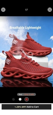 حذاء رياضي فائق الخفة للجنسين بنقوش عصرية | 2025 Ultralight & Breathable Couple Sneakers — 2