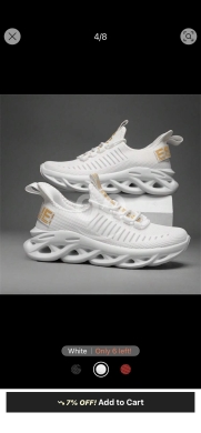 حذاء رياضي فائق الخفة للجنسين بنقوش عصرية | 2025 Ultralight & Breathable Couple Sneakers — 3