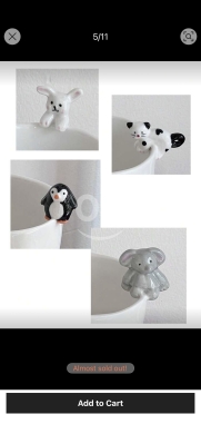 أكواب السيراميك ثلاثية الأبعاد بأشكال الحيوانات اللطيفة | Cute 3D Animal Glazed Ceramic M… — 4
