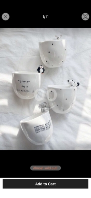 Cuisine dans Abdeh - أكواب السيراميك ثلاثية الأبعاد بأشكال الحيوانات اللطيفة | Cute 3D Animal Glazed Ceramic Mugs