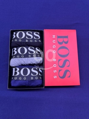 الملابس، الأحذية والزينة في أبو سمرا - بوكسر رجالي (3 قطع) قطن 95% ستايل HUGO BOSS - جودة عالية صنع في تركيا - مقاسات M-2XL