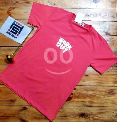 Clothes, Footwear & Accessories in Abou Samra - تيشيرت رجالي قطن "WORK OUT" - جودة عالية صنع في تركيا - خصم 50% (مقاسات M-2XL)