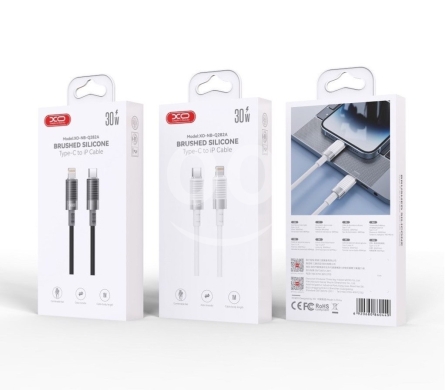 Mobile accessories dans Nabatyeh - XO - NB-Q282A Brushed Silicon Type-C To Lighting Cable