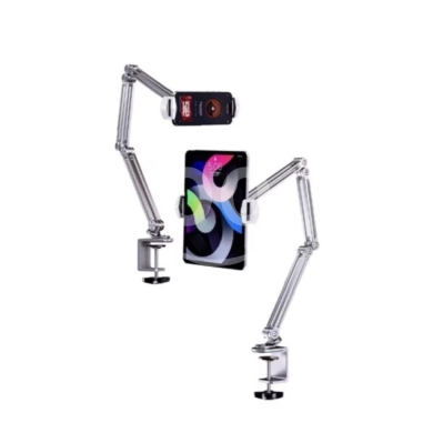 Mobile accessories dans Nabatyeh - Stand - P67Z New Arrivals Aluminum Alloy Triple Arms Lazy Tablet Stand Foldable Holder For Desk Bed