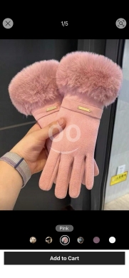 قفازات شتوية نسائية مقاومة للماء وتدعم اللمس | Women's Waterproof Touchscreen Winter Glov… — 3