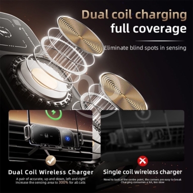 XO - WX042 Folding Screen Touch Rotation Wireless Charger 15W — 3