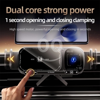 XO - WX042 Folding Screen Touch Rotation Wireless Charger 15W — 4