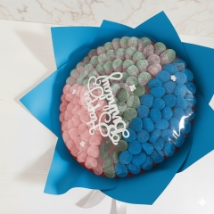 بوكيه جيلي وحلوى مميز لأعياد الميلاد | Colorful Jelly Candy Birthday Bouquet
