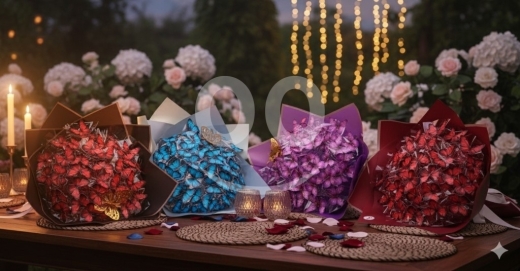 Other Goods in Khalde - بوكيه الفراشات المضيء بلمسة سحرية | Magical Glowing Butterfly Bouquet with LED