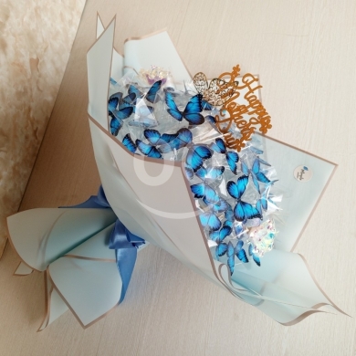 Other Goods in Beirut City - بوكيه فراشات مضيء مميز مع إضاءة LED ساحرة | Glowing Butterfly Bouquet with LED Lights