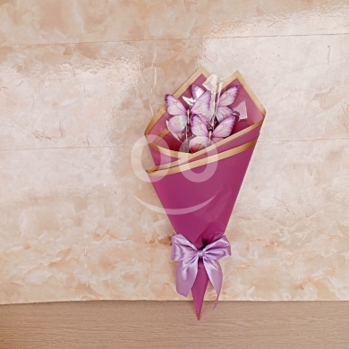 بوكيه الفراشات المضيء بلمسة سحرية | Magical Glowing Butterfly Bouquet with LED — 6