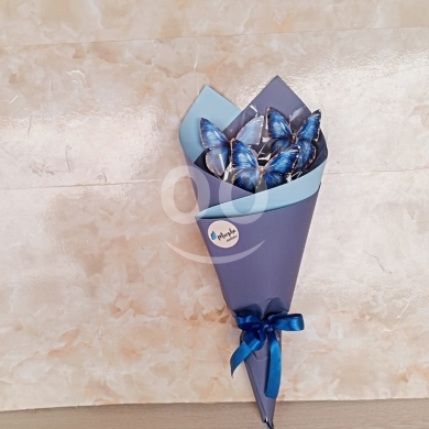 بوكيه الفراشات المضيء بلمسة سحرية | Magical Glowing Butterfly Bouquet with LED — 5