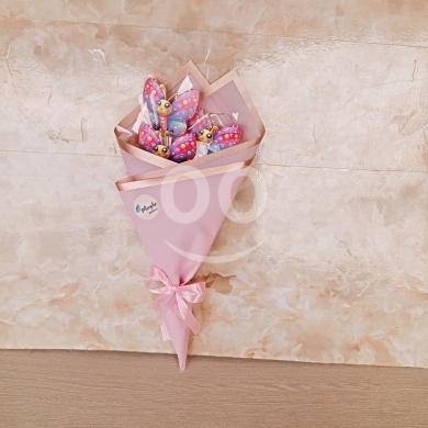 بوكيه الفراشات المضيء بلمسة سحرية | Magical Glowing Butterfly Bouquet with LED — 4