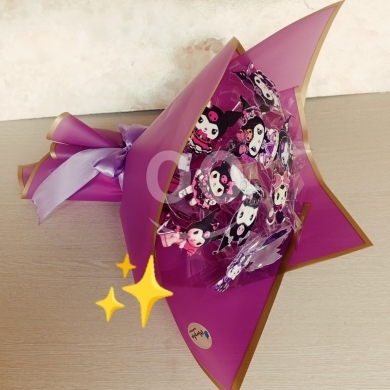 Other Goods in Beirut City - بوكيه هدايا شخصية كورومي المميزة لمحبي الأنمي | Kuromi Theme Gift Bouquet for Fans