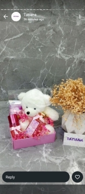 صندوق هدايا "Happy Birthday" فاخر مع دبدوب وإكسسوارات | Luxury Heart Gift Box with Teddy — 5