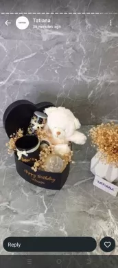 صندوق هدايا "Happy Birthday" فاخر مع دبدوب وإكسسوارات | Luxury Heart Gift Box with Teddy