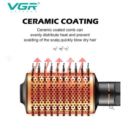 VGR Voyager 360° Rotating Hot Air Styler Brush - Multi-Directional Hair Dryer & … — 5