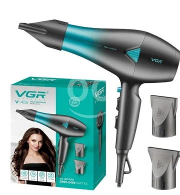 VGR Professional AC Motor Hair Dryer - MAX 2400W Power - 3 Heat / 2 Speed Settings -… — 3