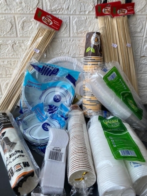 Other home appliances in Jeita - Disposable Party & BBQ Set: Bamboo Skewers, Paper Plates, Plastic Cups & Cutlery - Event Essentials