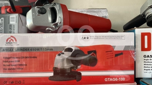 DIY Tools & Materials in Jeita - GREATEC 650W 115mm Angle Grinder GTG6-100 - Electric Handheld Grinder & Cutter (Japanese Technology)