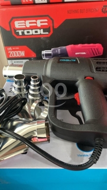 DIY Tools & Materials in Jeita - EFFTOOL COMBLITE 2000W Electric Heat Gun Kit - Variable Temperature Hot Air Gun with Nozzle Set