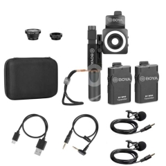 SmartCine W2 Wireless Video Kit for Smartphone + Dual Lavalier Mics