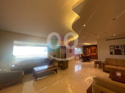 Apartments for sale in Ain Aar - 4 bedroom furnished apartment+sea view 4sale in Ain Aar-شقة في عين عارAF1A310