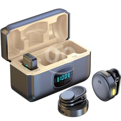Cameras, Camcorders & Studio Equipment in Sad el-Baouchrieh - SX21 2.4G Clip-On Wireless Microphone Kit for Smartphone / Camera