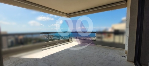 Apartments for sale in Kornet Chehwane - 3 bedroom apartment+sea view 4sale in kornet Chehwane - شقة للبيع في قرنة شهوان NE15A594