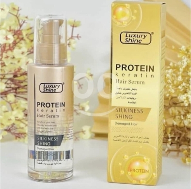 Health & Beauty in Nahleh - سيروم بروتين وكيراتين للشعر من Luxury Shine | نعومة وحيوية للشعر التالف 2. سيروم ترميم الشعر بالكيرا
