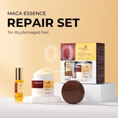 Health & Beauty in Nahleh - Karseell Maca Essence Repair Set - Collagen Hair Mask & Essence Oil for Dry, Damaged Hair