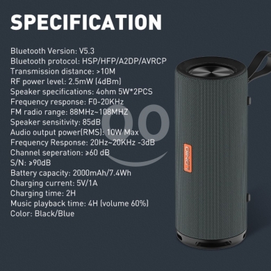 مكبر صوت بلوتوث لاسلكي محمول عالي الجودة | LDNIO High-Quality Portable Wireless Bluetooth… — 9