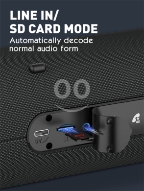 مكبر صوت بلوتوث لاسلكي محمول عالي الجودة | LDNIO High-Quality Portable Wireless Bluetooth… — 5