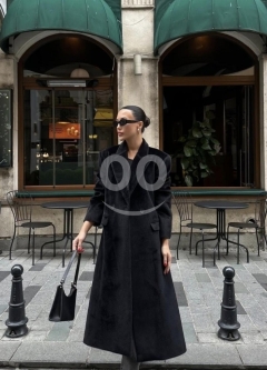 Coat fur , available in 2 colors , black , brown ,