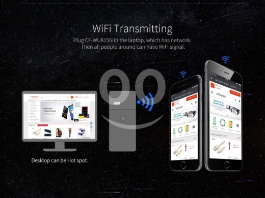 محول واي فاي يو إس بي صغير عالي الأداء | Mini High Performance USB WiFi Adapter Dongle — 6