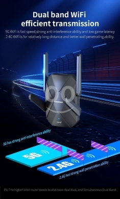 جهاز مقوي واي فاي متطور بنظام تبريد ذكي | Advanced WiFi Booster with Smart Cooling System — 5