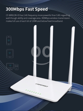 Computers Parts & Software Accessories in Dam Wel Farez - راوتر كومفاست لاسلكي سريع 300 ميجابايت/ثانية | COMFAST 300Mbps Fast Wireless WiFi Router