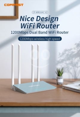 راوتر كومفاست مزدوج النطاق بسرعة 1200 ميجابت | COMFAST 1200Mbps Dual-Band High Speed WiFi… — 2
