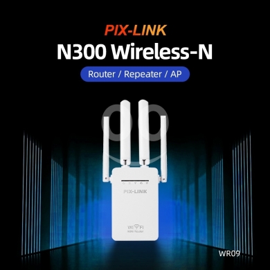 جهاز مقوي إشارة واي فاي لاسلكي | PIX-LINK Wireless WiFi Signal Repeater Booster with 4 An… — 3